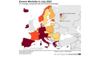 Mortalità in eccesso, trend in crescita in Europa – Il tg VERO GIORNALE