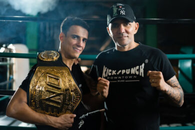 Joseph Lasiri sul ring per il mondiale dei pesi mosca di One Championship