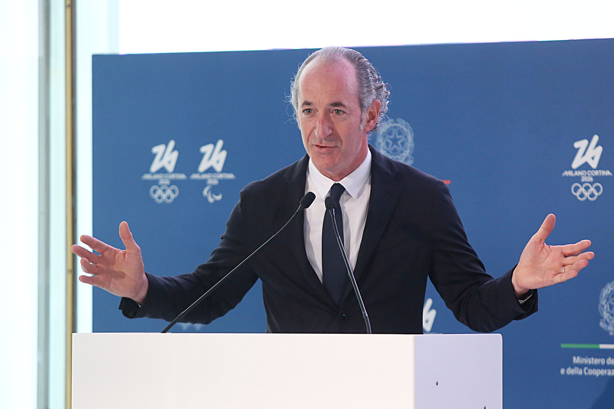 Luca Zaia conferma la scelta di Cortina per realizzare la pista da bob Luca Zaia conferma la scelta di Cortina per realizzare la pista da bob
