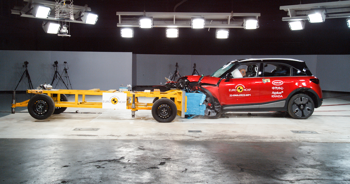 Smart #1 si aggiudica le cinque stelle Euro NCAP (Video)