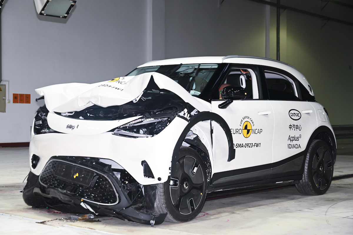 Smart #1 si aggiudica le cinque stelle Euro NCAP (Video)