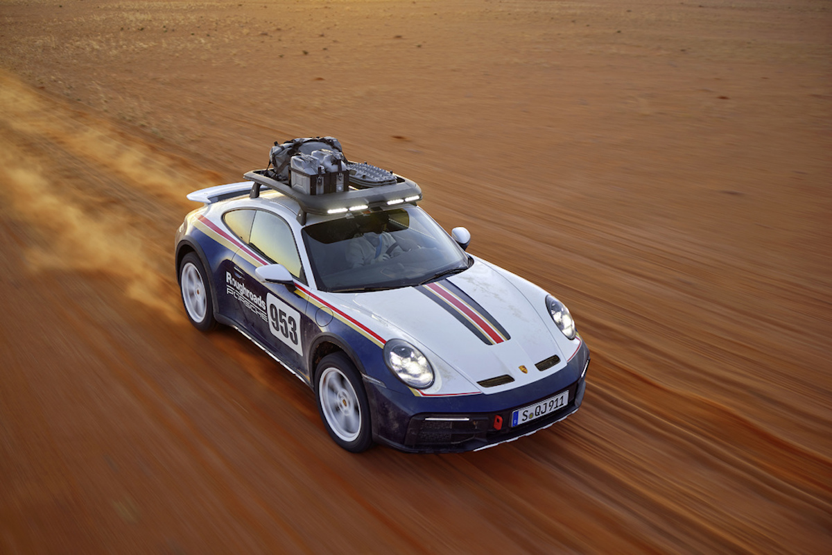La nuova Porsche 911 Dakar debutta al Los Angeles Auto Show La nuova Porsche 911 Dakar debutta al Los Angeles Auto Show