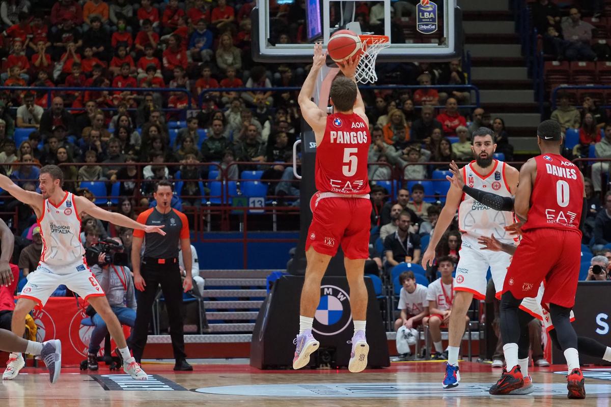 L’Olimpia Milano stende Trieste: 98-81. Super Mitrou-Long al Forum