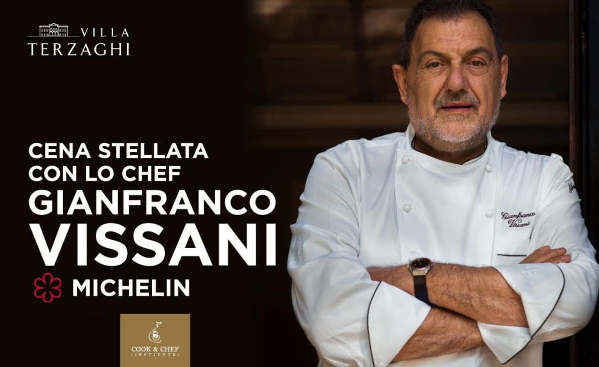Gianfranco Vissani una cena stellata a Villa Terzaghi