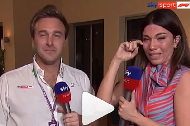 Formula 1, Federica Masolin piange in diretta su Sky Sport. E Carlo Vanzini… Formula 1, Federica Masolin piange in diretta su Sky Sport. E Carlo Vanzini…