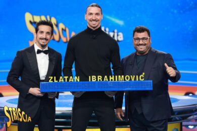Ibrahimovic gol negli ascolti tv: Striscia la Notizia picco “Mondiale” con Zlatan