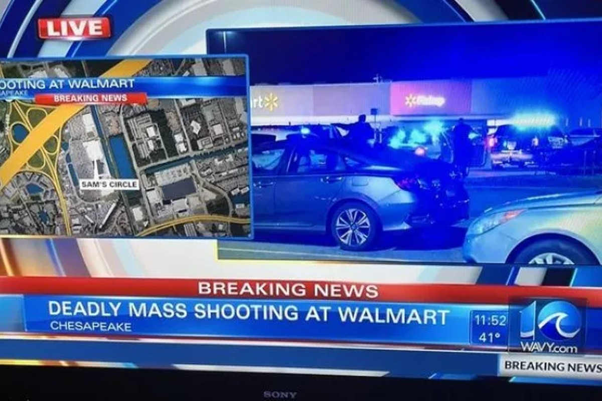 Usa: sparatoria in un supermercato Walmart, in Virginia. Ci sono diversi morti Usa: sparatoria in un supermercato Walmart, in Virginia. Ci sono diversi morti