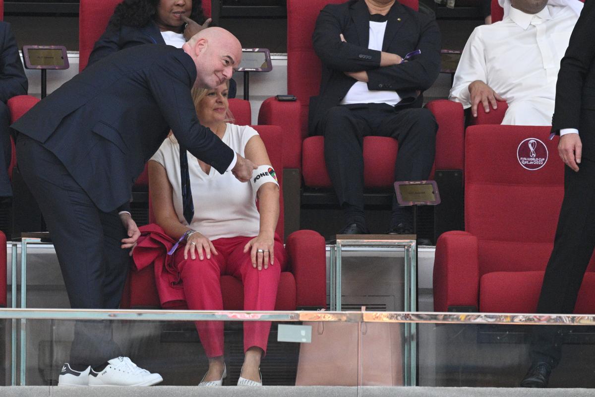 Mondiali Qatar 2022, fascia Onlove: retroscena di Nancy Faeser su Infantino