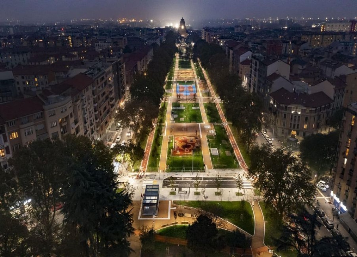 M4: il nuovo volto di viale Argonne a cantiere terminato. FOTO