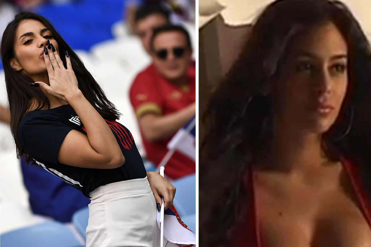 Mondiali Qatar 2022, la tifosa serba erede di Larissa Riquelme. Le foto