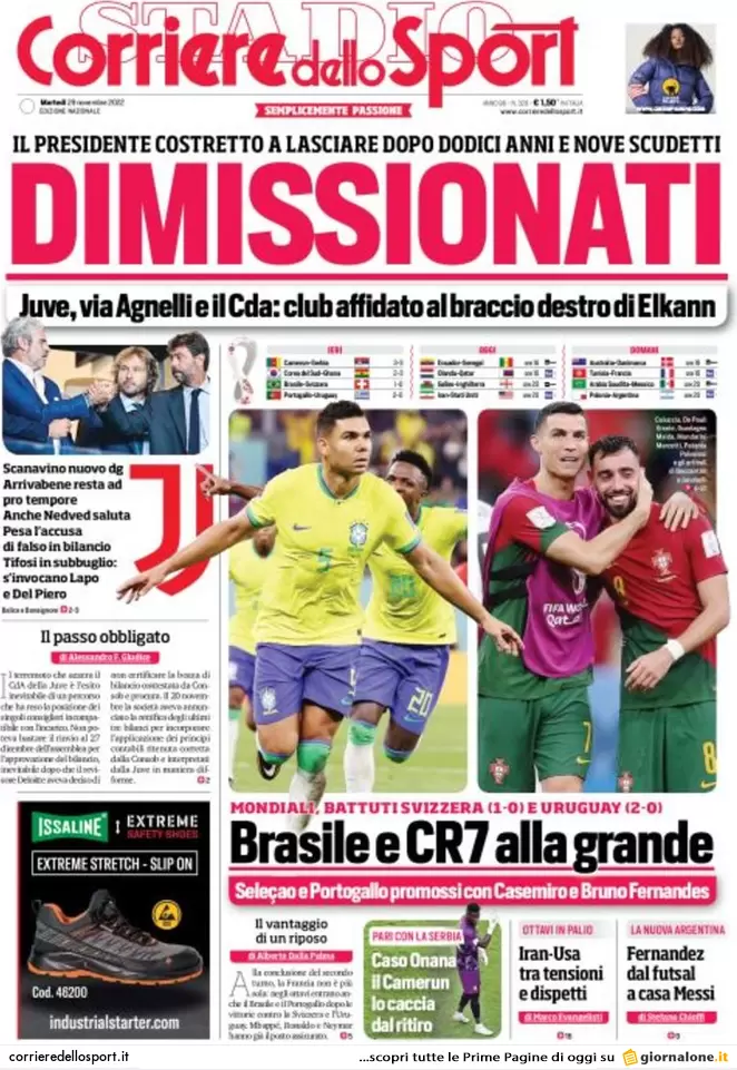 Prime pagine giornali 29 novembre 2022. Governo, scontro con l’Ue sul Pos Prime pagine giornali 29 novembre 2022. Governo, scontro con l’Ue sul Pos