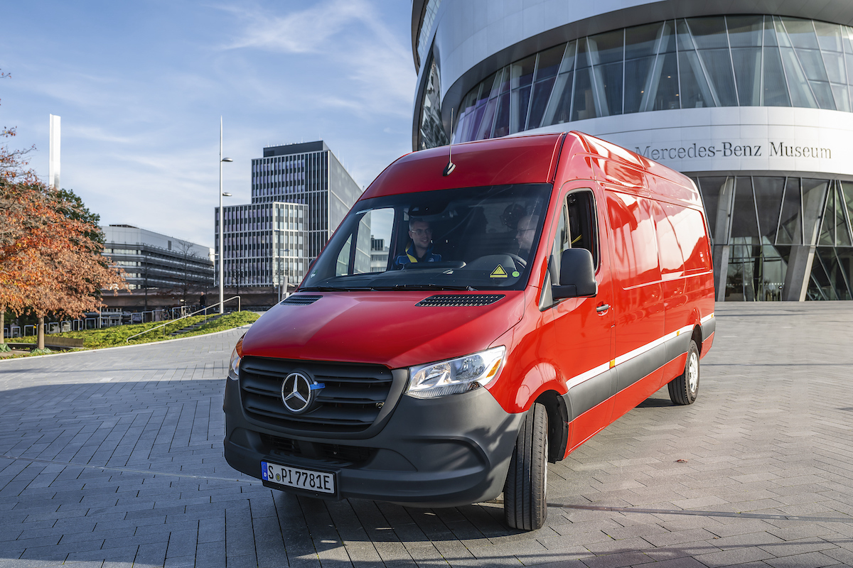 Mercedes eSprinter: 475 km da Stoccarda a Monaco e ritorno senza ricarica Mercedes eSprinter: 475 km da Stoccarda a Monaco e ritorno senza ricarica