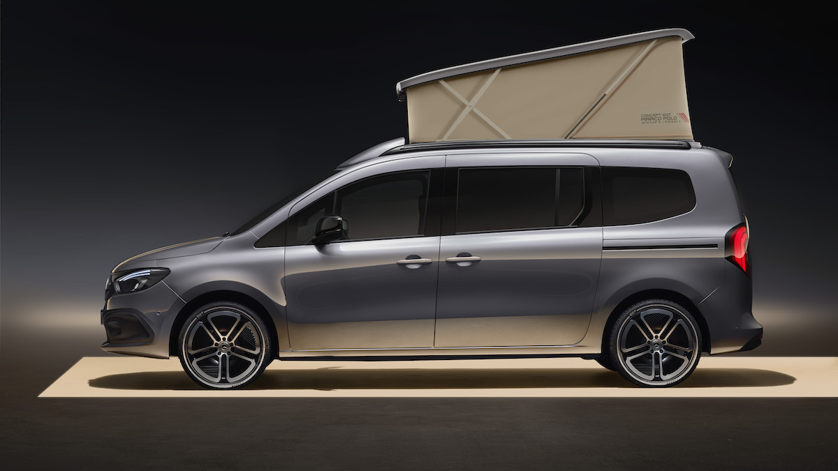 Mercedes svela il Concept del microcarvan EQT Marco Polo 100% elettrico Mercedes svela il Concept del microcarvan EQT Marco Polo 100% elettrico