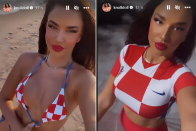 Ivana Knoll, la tifosa della Croazia fa volare… l’Inghilterra ai Mondiali