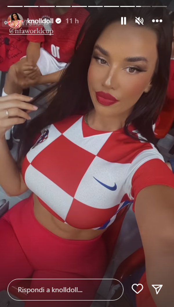 Ivana Knoll, la tifosa della Croazia fa volare… l’Inghilterra ai Mondiali