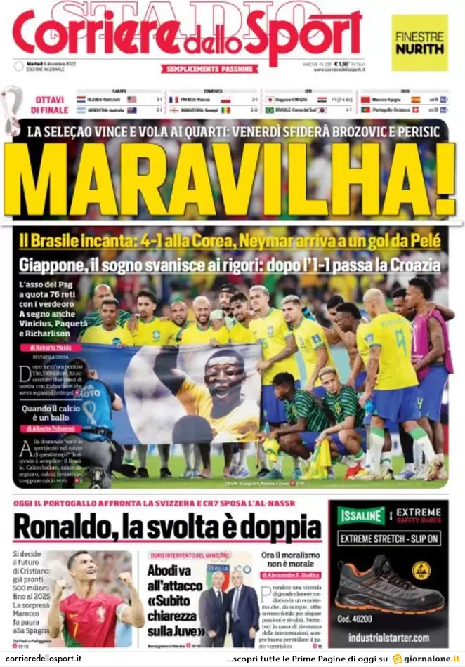 Prime pagine giornali 6 dicembre 2022. Manovra, il gelo di Bankitalia sul Pos Prime pagine giornali 6 dicembre 2022. Manovra, il gelo di Bankitalia sul Pos