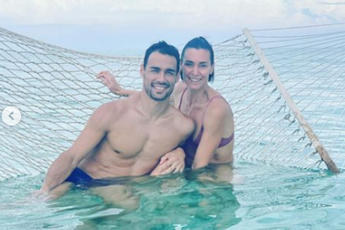Flavia Pennetta alla Maldive: relax con Fognini (dopo la finale di Davis) Flavia Pennetta alla Maldive: relax con Fognini (dopo la finale di Davis)