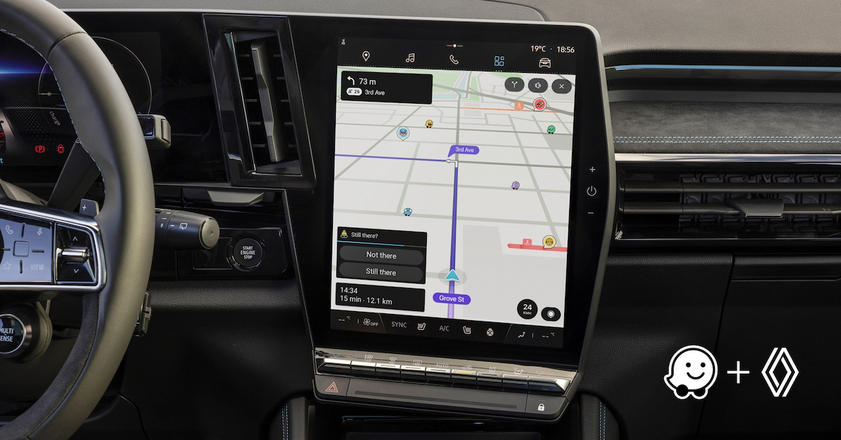Waze sbarca a bordo di Nuovo Renault Austral e Mégane E-Tech Electric Waze sbarca a bordo di Nuovo Renault Austral e Mégane E-Tech Electric