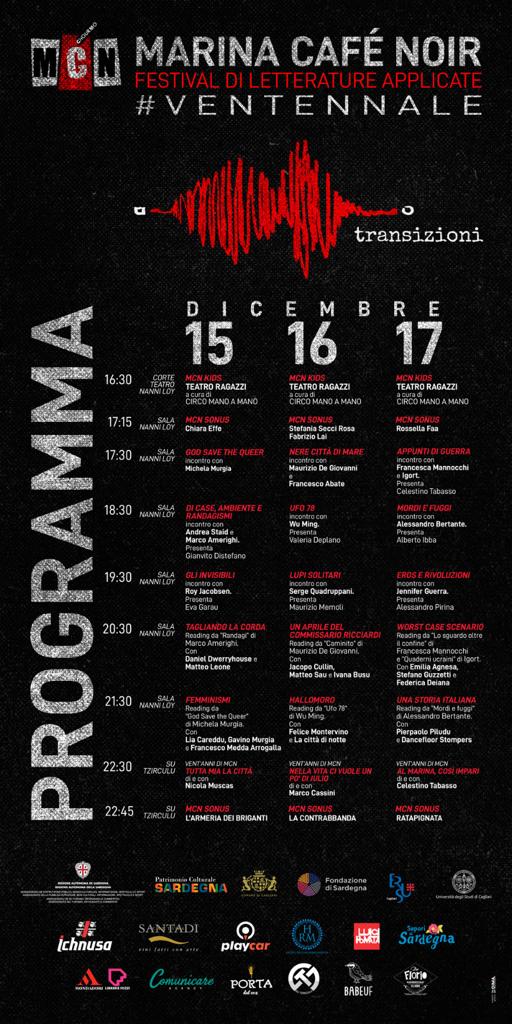 Letteratura: la 20esima edizione del Marina Cafè Noir