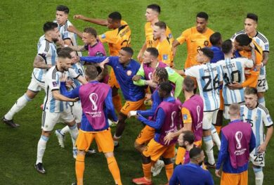 Olanda-Argentina, rissa choc: la Fifa apre due provvedimenti disciplinari