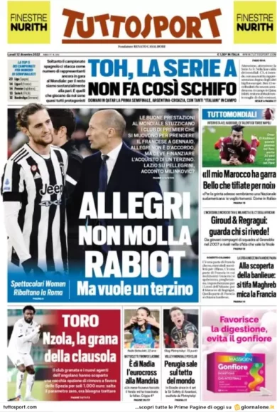 Prime pagine giornali 12 dicembre 2022. Tangenti Ue, ombre su altri 4 italiani