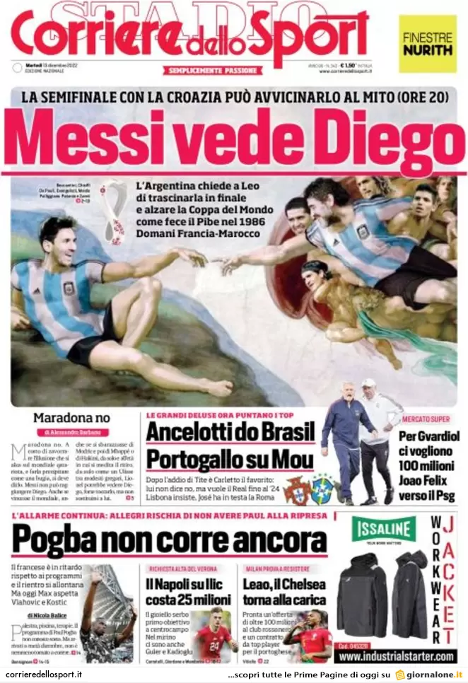 Prime pagine giornali 13 dicembre 2022. Qatar-gate, adesso trema anche il Pd Prime pagine giornali 13 dicembre 2022. Qatar-gate, adesso trema anche il Pd