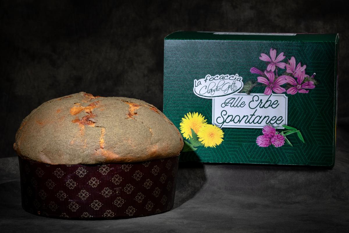 Panettone erbe spontanee Panettone erbe spontanee