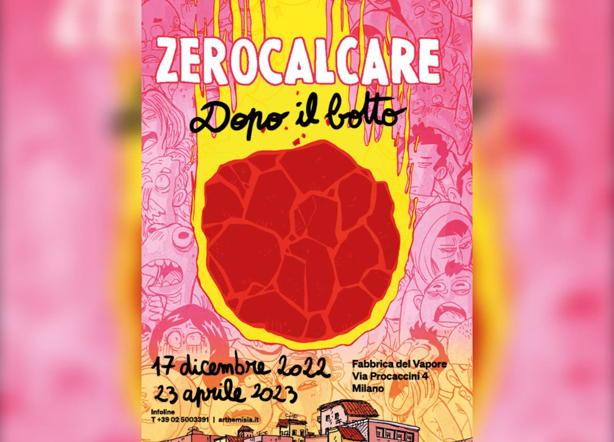 Dopo il botto: la mostra di Zerocalcare alla Fabbrica del Vapore di Milano Dopo il botto: la mostra di Zerocalcare alla Fabbrica del Vapore di Milano