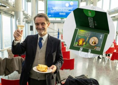 Lombardia, panettone e Franciacorta diventano una moneta della zecca di Stato