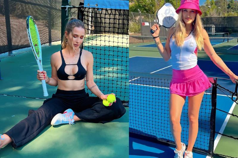 Ashley Harkleroad, ex tennista (ora star di TikTok) diventa un elfo di Natale