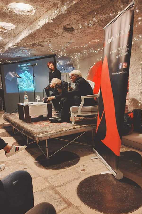 Affaritaliani a LibriAmo tra le Masserie: Sgarbi dialoga con Perrino su Canova