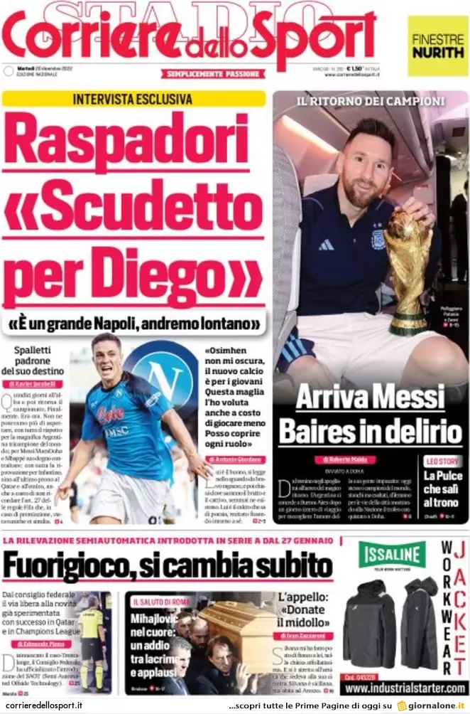 Prime pagine giornali 20 dicembre 2022. Price cap Ue, ma le bollette salgono