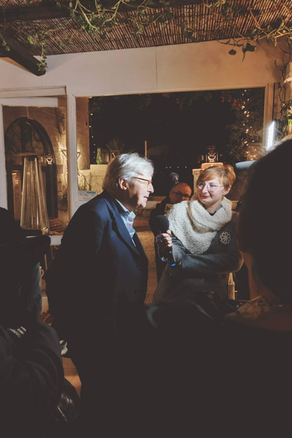 Affaritaliani a LibriAmo tra le Masserie: Sgarbi dialoga con Perrino su Canova
