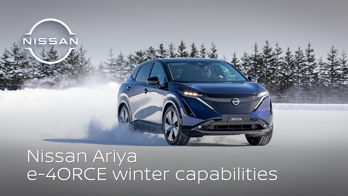 Nissan Ariya e-4ORCE, neve e ghiaccio non le fanno paura Nissan Ariya e-4ORCE, neve e ghiaccio non le fanno paura