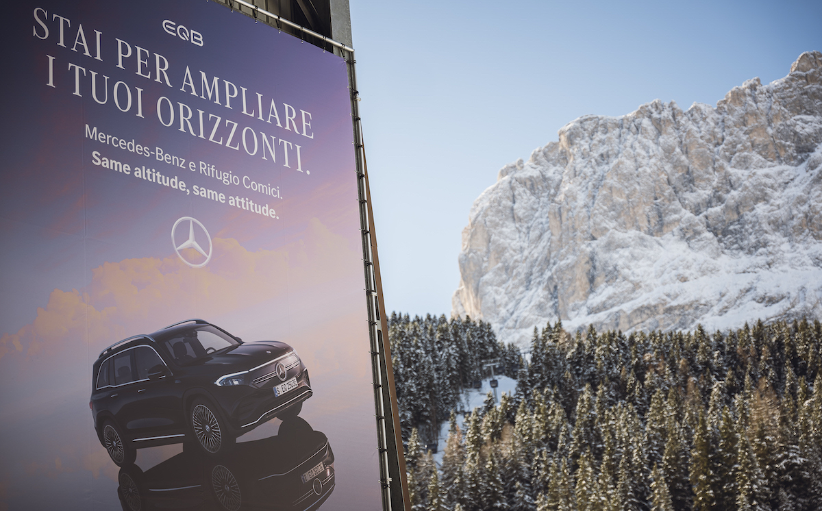 Mercedes-Benz torna protagonista sulle vette delle Dolomiti Mercedes-Benz torna protagonista sulle vette delle Dolomiti