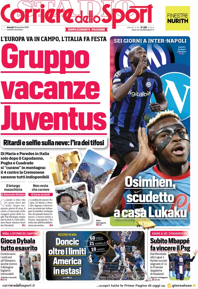 Prime pagine giornali 29 dicembre 2022. Multe e sequestri, la lotta alle Ong