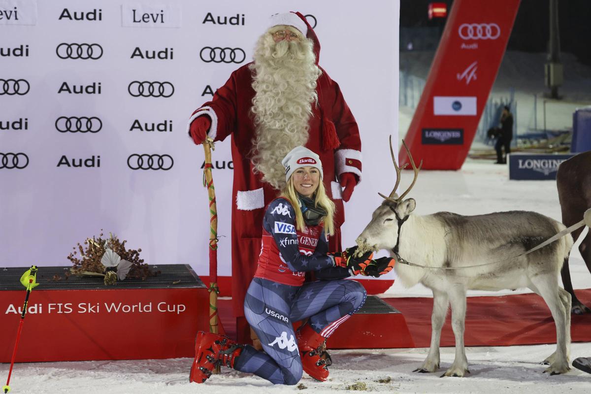 Mikaela Shiffrin, la regina dello sci Mondiale va in gol con la Juventus Mikaela Shiffrin, la regina dello sci Mondiale va in gol con la Juventus
