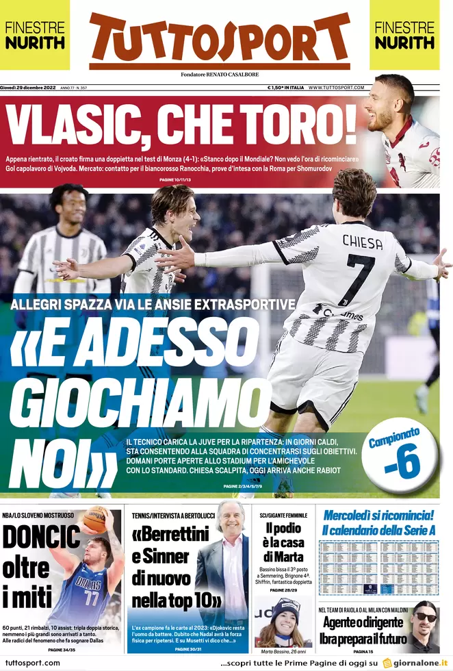 Prime pagine giornali 29 dicembre 2022. Multe e sequestri, la lotta alle Ong Prime pagine giornali 29 dicembre 2022. Multe e sequestri, la lotta alle Ong