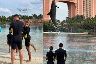 Theo Hernandez-Zoe Cristofoli, Bahamas da sogno. E ora col Milan…