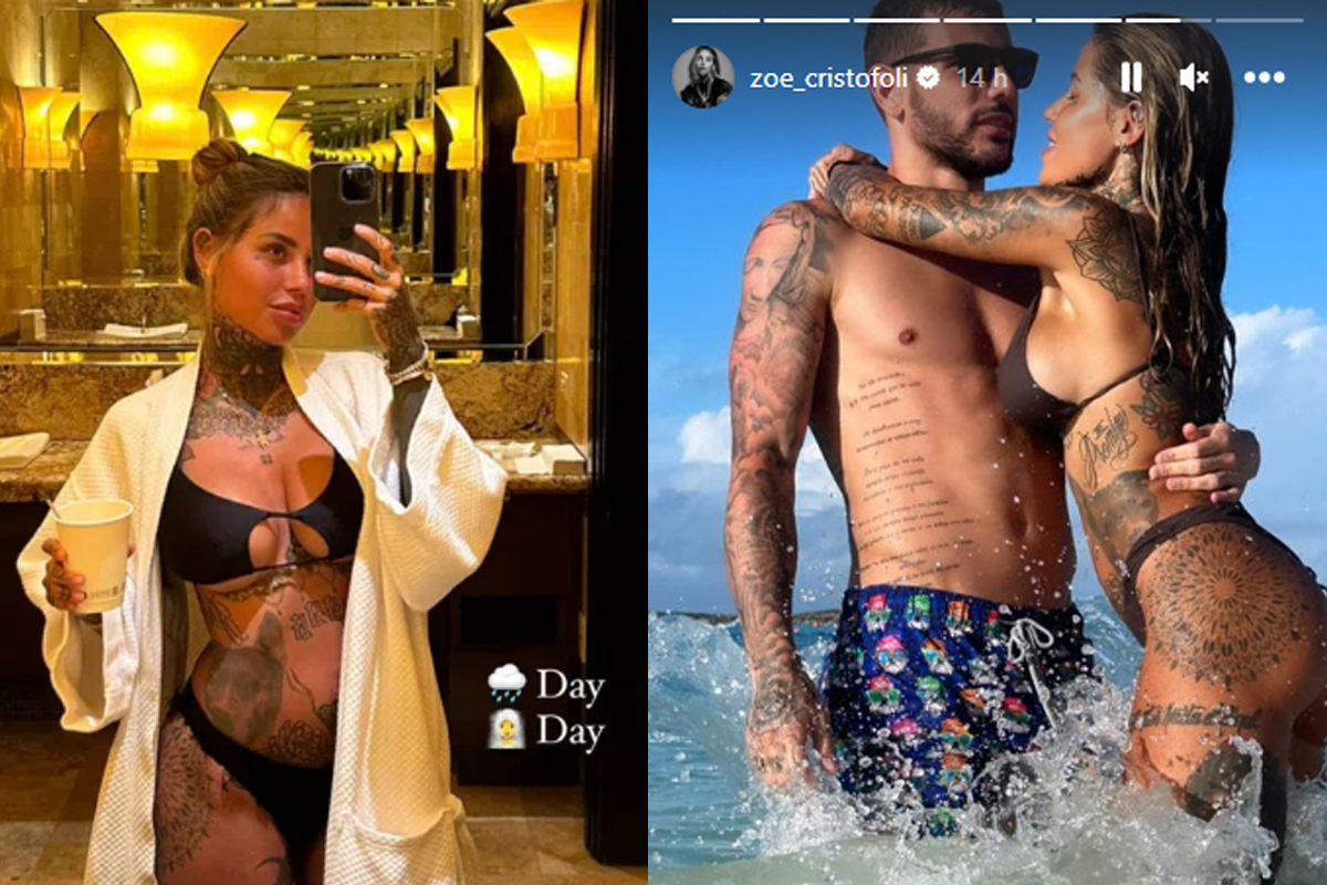 Theo Hernandez-Zoe Cristofoli, Bahamas da sogno. E ora col Milan…