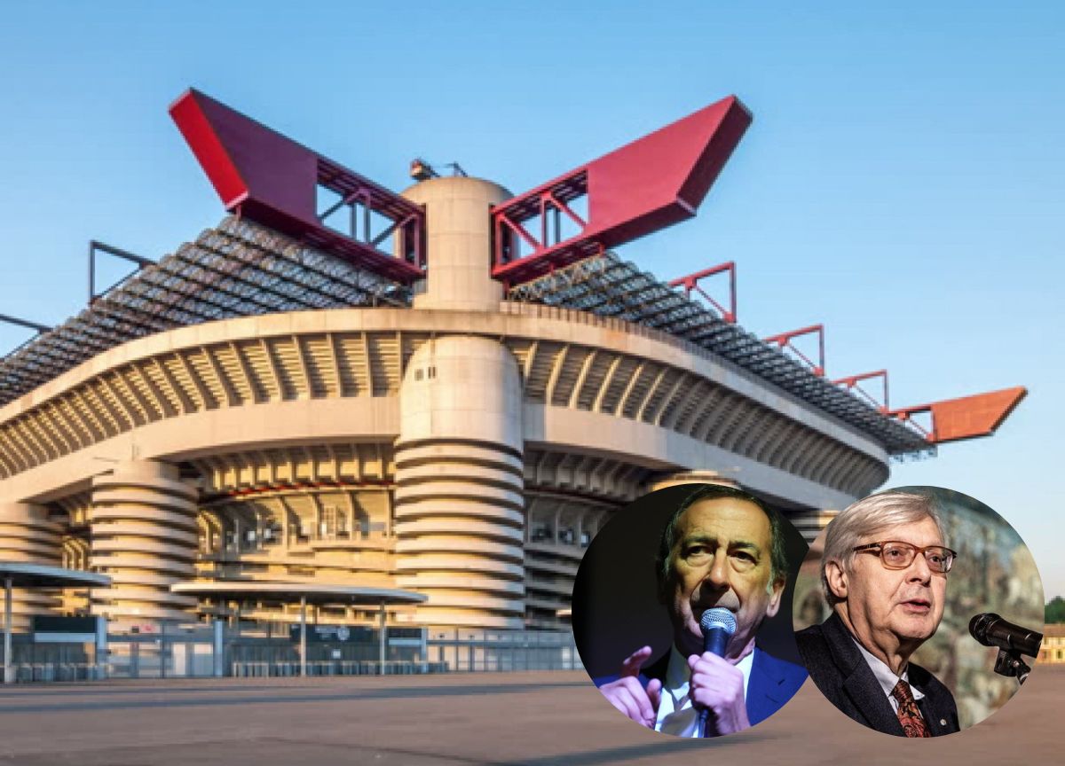 Sala-Sgarbi, botti di fine anno sullo stadio di San Siro Sala-Sgarbi, botti di fine anno sullo stadio di San Siro