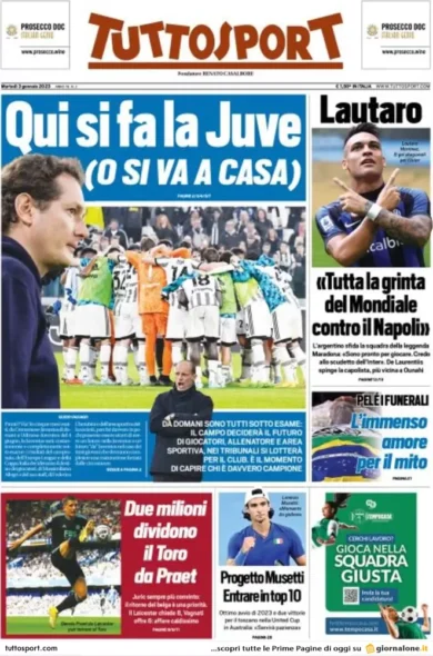 Prime pagine giornali 3 gennaio 2023. Qatar-gate, nuovi indagati a Bruxelles