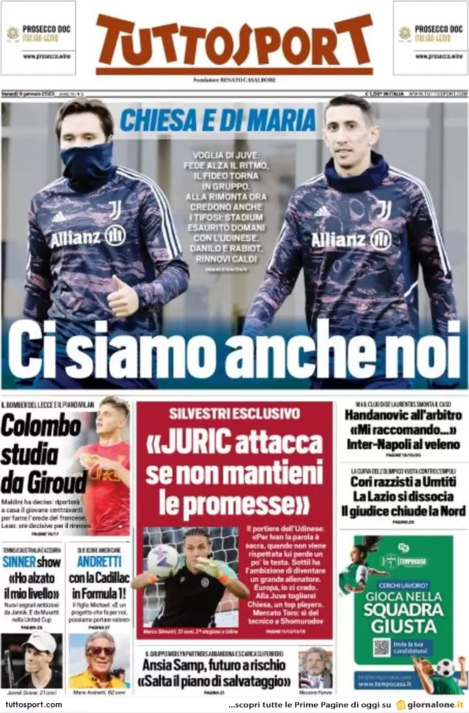 Prime pagine giornali 6 gennaio 2023. Guerra, la tregua truffa della Russia Prime pagine giornali 6 gennaio 2023. Guerra, la tregua truffa della Russia