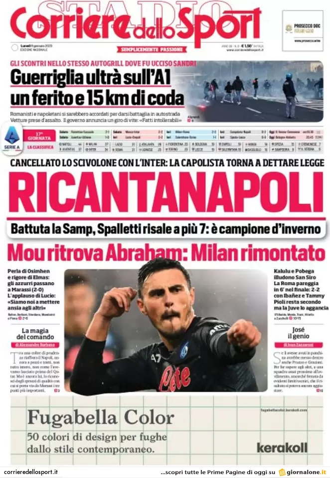 Prime pagine giornali 9 gennaio 2023. Armi all’Ucraina, i tempi si allungano