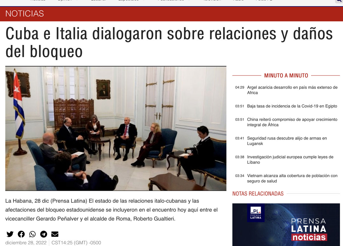 Gualtieri a Cuba: tuffi privati ai Caraibi e visite segrete: polemica rovente