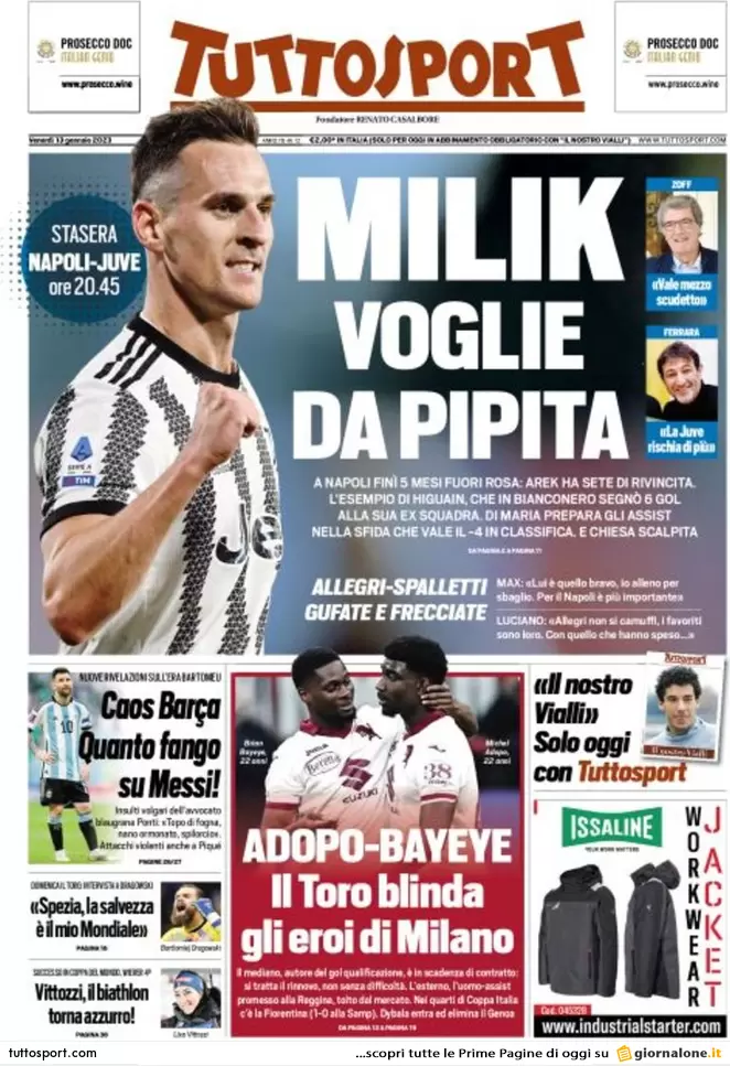 Prime pagine giornali 13 gennaio 2023. Benzina e accise, il governo è in panne Prime pagine giornali 13 gennaio 2023. Benzina e accise, il governo è in panne
