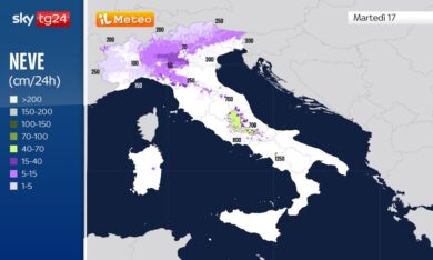 Meteo, neve in pianura, bufere su molte città. Ecco quali (non solo al Nord)