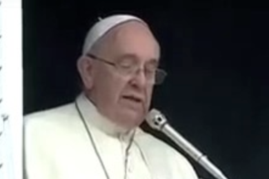 La gaffe del Papa durante l’omelia: “In questo c…zzo”
