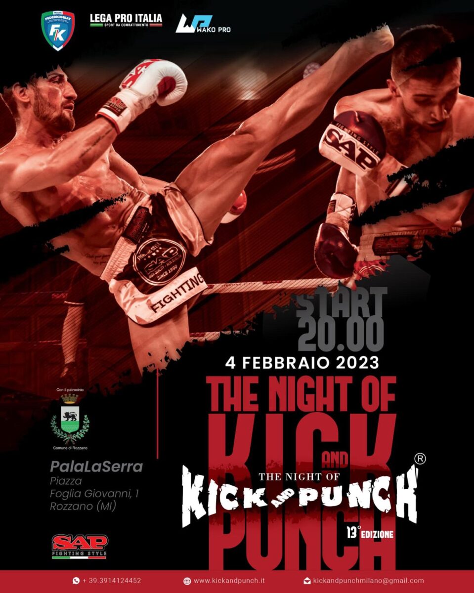Daniel Bozso sfida Luca Cecchetti alla Night of Kick and Punch 13