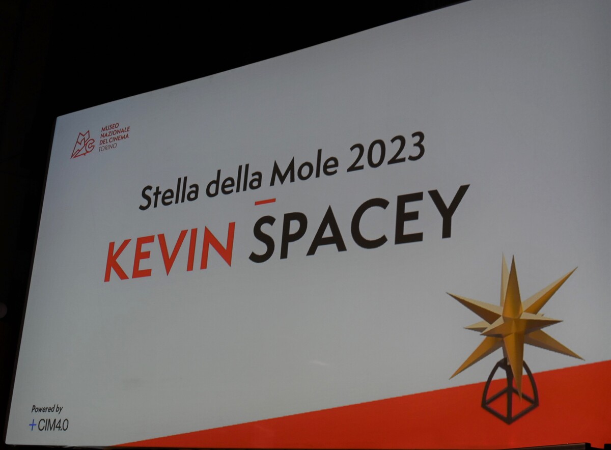 Kevin Spacey riceve il premio Stella della Mole